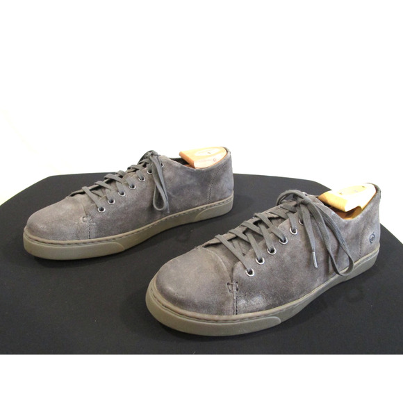 EUC! Born Gray Suede Lace Up Low Top Sneaker Shoes Men 9.5 M main image 5